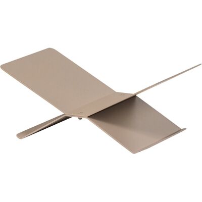 WOOOD brook boekenstandaard liggend - metaal - zand - 12x29x17 WOOOD brook boekenstandaard liggend - metaal - zand - 12x29x17