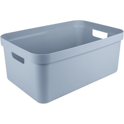 Sunware sigma home opbergbox 45l - 59x39x24,2 cm - blauw - bpa-vrij plastic, stapelbaar (deksel apart verkrijgbaar) - stijlvolle opbergmand voor kinderkamer & woonkamer Sunware sigma home opbergbox 45l - 59x39x24,2 cm - blauw - bpa-vrij plastic, stapelbaar (deksel apart verkrijgbaar) - stijlvolle opbergmand voor kinderkamer & woonkamer