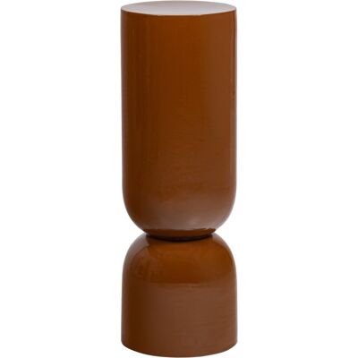 WOOOD toval pot hoog - metaal - hoogglans honinggeel - 95x32x32 WOOOD toval pot hoog - metaal - hoogglans honinggeel - 95x32x32