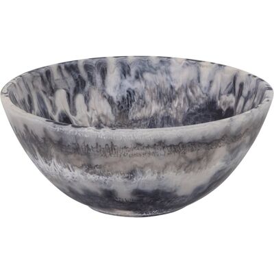 WOOOD evo decoratieschaal epoxy - zwart - melange - 13x30x30 cm WOOOD evo decoratieschaal epoxy - zwart - melange - 13x30x30 cm