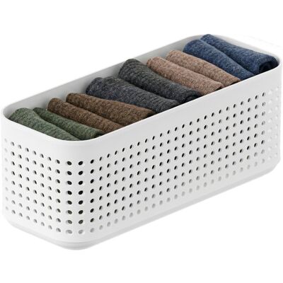 Rotho wop kledingkast organizer - mand s - wit Rotho wop kledingkast organizer - mand s - wit