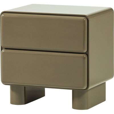 WOOOD lustra nachtkastje - hout - hoogglans groen - 43x57x57 WOOOD lustra nachtkastje - hout - hoogglans groen - 43x57x57