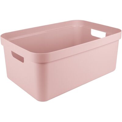 Sunware sigma home opbergbox 45l - 59x39x24,2 cm - roze - bpa-vrij plastic, stapelbaar (deksel apart verkrijgbaar) - stijlvolle opbergmand voor kinderkamer & woonkamer Sunware sigma home opbergbox 45l - 59x39x24,2 cm - roze - bpa-vrij plastic, stapelbaar (deksel apart verkrijgbaar) - stijlvolle opbergmand voor kinderkamer & woonkamer