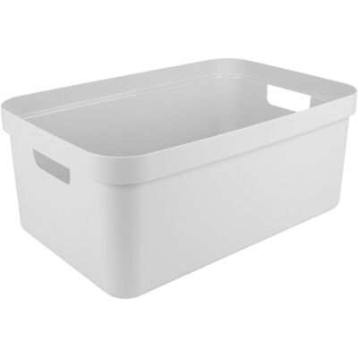 Sunware sigma home opbergbox 45l - 59x39x24,2 cm - wit - bpa-vrij plastic, stapelbaar (deksel apart verkrijgbaar) - stijlvolle opbergmand voor kinderkamer & woonkamer Sunware sigma home opbergbox 45l - 59x39x24,2 cm - wit - bpa-vrij plastic, stapelbaar (deksel apart verkrijgbaar) - stijlvolle opbergmand voor kinderkamer & woonkamer