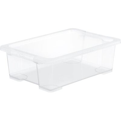 Rotho core basic opbergbox - set van 4 - stapelbaar - 30 ltr Rotho core basic opbergbox - set van 4 - stapelbaar - 30 ltr