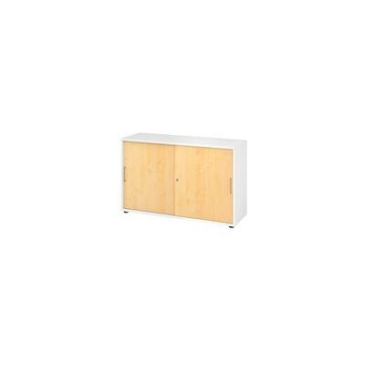 hjh OFFICE PRO BETA 1752S - Kast met schuifdeuren Wit/Esdoorn hjh OFFICE PRO BETA 1752S - Kast met schuifdeuren Wit/Esdoorn