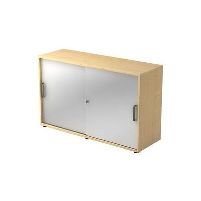 hjh OFFICE PRO BETA 1752S - Esdoorn/Silber Schuifkast - Kast hjh OFFICE PRO BETA 1752S - Esdoorn/Silber Schuifkast - Kast