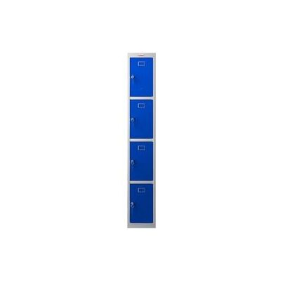Phoenix Personal Lockers Garderobekast 4 Deurs Sleutelslot 300 x 500 x 1,830 mm Phoenix Personal Lockers Garderobekast 4 Deurs Sleutelslot 300 x 500 x 1,830 mm