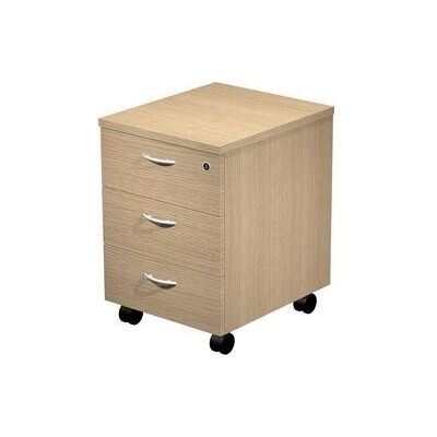 Ladeblok Viking Start Bruin 3 Lades Afsluitbaar Melamine Eiken Ladeblok Viking Start Bruin 3 Lades Afsluitbaar Melamine Eiken