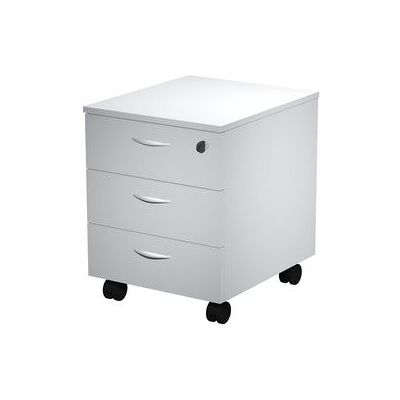 Ladeblok Viking Basic Grijs 3 Lades Afsluitbaar Melamine Ladeblok Viking Basic Grijs 3 Lades Afsluitbaar Melamine