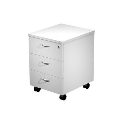 Ladeblok Viking Start Wit 3 Lades Afsluitbaar Melamine Ladeblok Viking Start Wit 3 Lades Afsluitbaar Melamine
