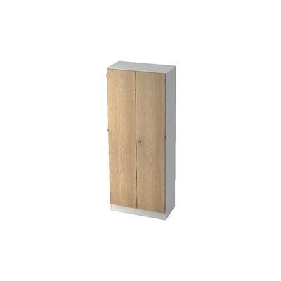 HAMMERBACHER Witte Eiken Bestandskast - 4 Planken - 80cm HAMMERBACHER Witte Eiken Bestandskast - 4 Planken - 80cm