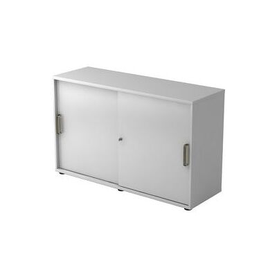 HAMMERBACHER Model V1752S/5/5/SG Opslagkast met schuifdeuren - 120x40x75 cm HAMMERBACHER Model V1752S/5/5/SG Opslagkast met schuifdeuren - 120x40x75 cm