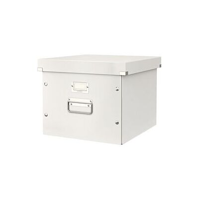 Leitz click & store opbergdoos voor hangmappen - archiefdoos tot a3 formaten - 35.7 x 28.5 x 36.7cm (bxhxd) - ideaal voor kantoor en thuiswerken - wit Leitz click & store opbergdoos voor hangmappen - archiefdoos tot a3 formaten - 35.7 x 28.5 x 36.7cm (bxhxd) - ideaal voor kantoor en thuiswerken - wit