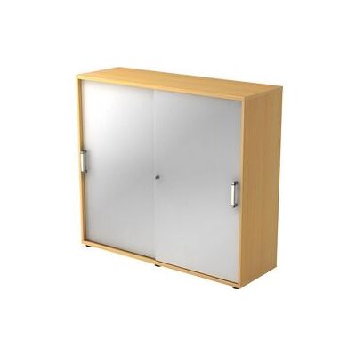 hjh OFFICE PRO BETA 1753S - Beuken / Zilver Kast met schuifdeuren hjh OFFICE PRO BETA 1753S - Beuken / Zilver Kast met schuifdeuren