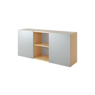 HAMMERBACHER V1780/3/S Zilveren Dressoir - Kantooropslag HAMMERBACHER V1780/3/S Zilveren Dressoir - Kantooropslag