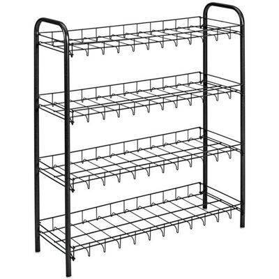 Metaltex 4-laags Schoenenrek - Zwart en Compact Metaltex 4-laags Schoenenrek - Zwart en Compact