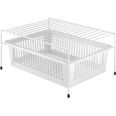 Metaltex dino rek + mand 33x45x20 cm wit Metaltex dino rek + mand 33x45x20 cm wit