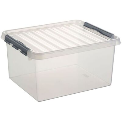 Sunware Opbergdoos - 36L Transparant - 50x40x25.5cm Sunware Opbergdoos - 36L Transparant - 50x40x25.5cm