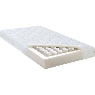 ABZ micropocket junior matras 120/200/14 cm - matras - micorpocketveren - ergonomisch 7 zones - gerold ABZ micropocket junior matras 120/200/14 cm - matras - micorpocketveren - ergonomisch 7 zones - gerold