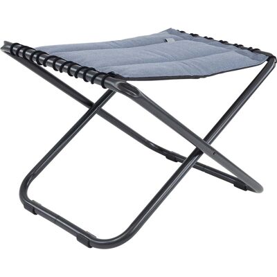 Crespo - voetenbank voor lounger - ap/306 - tex-comfort - blauw Crespo - voetenbank voor lounger - ap/306 - tex-comfort - blauw