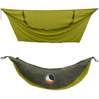 Ticket To The Moon Tttm insectennet voor hangmat - 360° bescherming - oliv Ticket To The Moon Tttm insectennet voor hangmat - 360° bescherming - oliv
