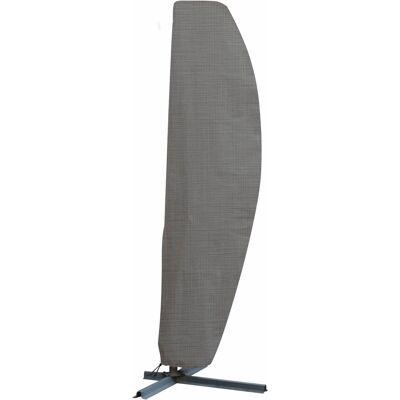 Eurotrail waterdichte hoes zweefparasol xl cantonic 280x90cm grijs Eurotrail waterdichte hoes zweefparasol xl cantonic 280x90cm grijs