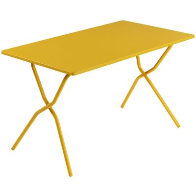 Lafuma balcony tafel - bistrotafel - tuintafel - inklapbaar - 120 x 70cm - miel Lafuma balcony tafel - bistrotafel - tuintafel - inklapbaar - 120 x 70cm - miel