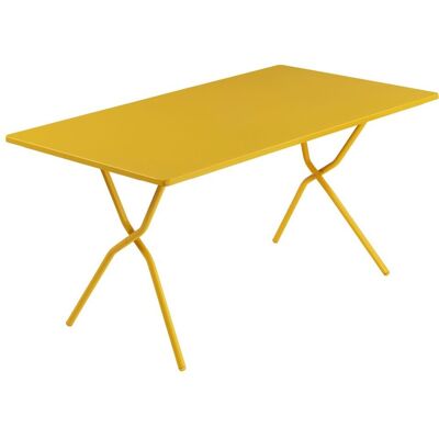 Lafuma balcony tafel - bistrotafel - tuintafel - inklapbaar - 140 x 80cm - miel Lafuma balcony tafel - bistrotafel - tuintafel - inklapbaar - 140 x 80cm - miel