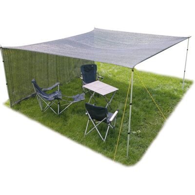 Eurotrail schaduwdoek - 6x4 meter (excl stokken) Eurotrail schaduwdoek - 6x4 meter (excl stokken)