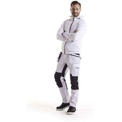 Blåkläder Blaklader schilderswerkbroek stretch 1096-1330 - mannen - wit/donkergrijs - 44 Blåkläder Blaklader schilderswerkbroek stretch 1096-1330 - mannen - wit/donkergrijs - 44