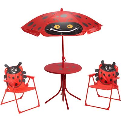 Pro Garden kinder tuinset lieveheersbeestje rood/zwart Pro Garden kinder tuinset lieveheersbeestje rood/zwart