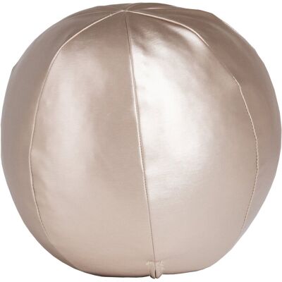 WOOOD rodeo bal kussen klein - metallic - naturel - 30x30x30 WOOOD rodeo bal kussen klein - metallic - naturel - 30x30x30