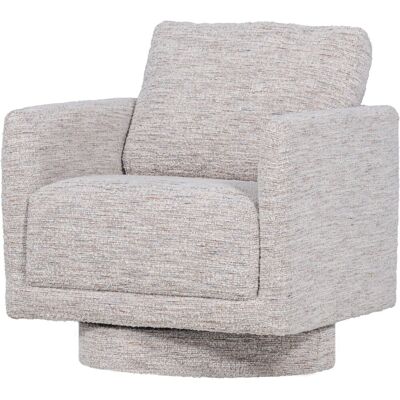 WOOOD oska draaifauteuil - melange stof - naturel - 64x78x79 WOOOD oska draaifauteuil - melange stof - naturel - 64x78x79