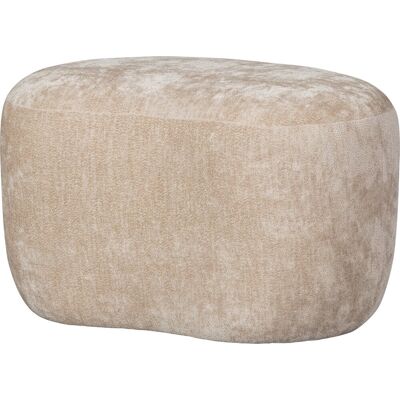 WOOOD popular poef - polyester - naturel - 43x73x49 WOOOD popular poef - polyester - naturel - 43x73x49