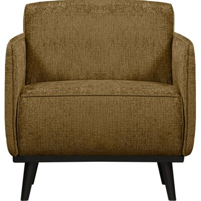 WOOOD statement fauteuil met arm - structure - velvet - brass WOOOD statement fauteuil met arm - structure - velvet - brass