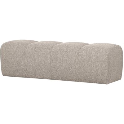 WOOOD mojo eetbankje 164 cm mojo - bouclé - beige melange - 49x164x45 WOOOD mojo eetbankje 164 cm mojo - bouclé - beige melange - 49x164x45