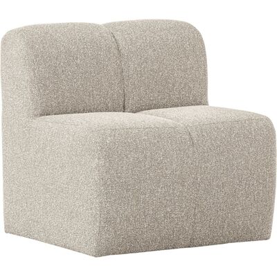 WOOOD mojo eetbankje 84cm met rugleuning - bouclé - beige melange WOOOD mojo eetbankje 84cm met rugleuning - bouclé - beige melange