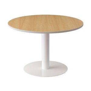PAPERFLOW Multifunctionele Tafel - Wit, Eik, 115cm rond PAPERFLOW Multifunctionele Tafel - Wit, Eik, 115cm rond
