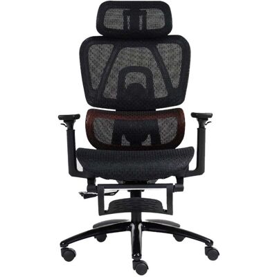 Meetion chr32 - ergonomische gaming stoel - verstelbare rugleuning - mesh design - voetensteun - 3d armleuningen - zwart Meetion chr32 - ergonomische gaming stoel - verstelbare rugleuning - mesh design - voetensteun - 3d armleuningen - zwart