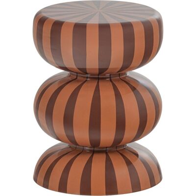 WOOOD ravo bijzettafel - metaal - roze/bruin - 46x36x36 WOOOD ravo bijzettafel - metaal - roze/bruin - 46x36x36