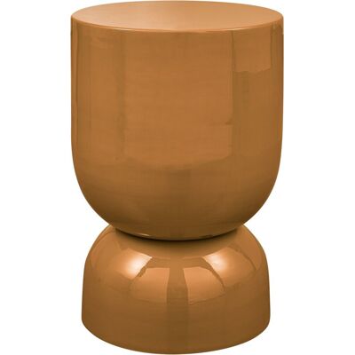 Woood Hekla - Ronde metalen bijzettafel ø32cm - Oranje Woood Hekla - Ronde metalen bijzettafel ø32cm - Oranje