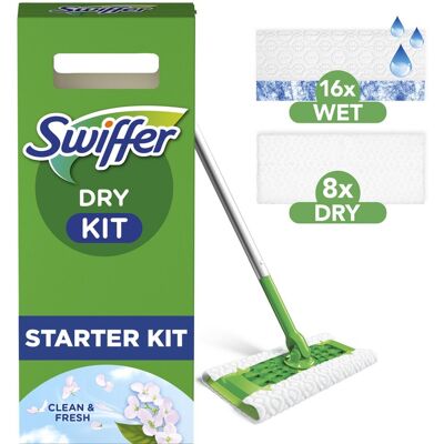 Swiffer - Starterkit - 16 Doeken Swiffer - Starterkit - 16 Doeken