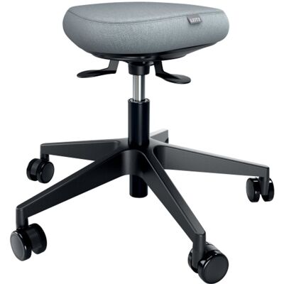 Leitz ergo actieve zitkruk met wieltjes en comfort wiebelkussen - ergonomische zadelkruk - in hoogte verstelbaar - zwart Leitz ergo actieve zitkruk met wieltjes en comfort wiebelkussen - ergonomische zadelkruk - in hoogte verstelbaar - zwart