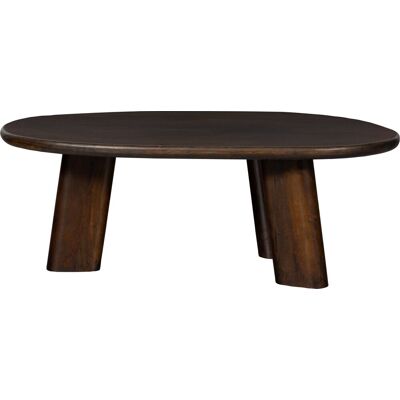 BePureHome Roundly Walnoot Salontafel - Bijzettafel BePureHome Roundly Walnoot Salontafel - Bijzettafel