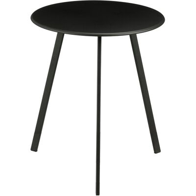 Mica Decorations seatle bijzettafel voor buiten - salontafel rond - plantentafel en koffietafel - h45 x d38 cm - ijzer - zwart Mica Decorations seatle bijzettafel voor buiten - salontafel rond - plantentafel en koffietafel - h45 x d38 cm - ijzer - zwart
