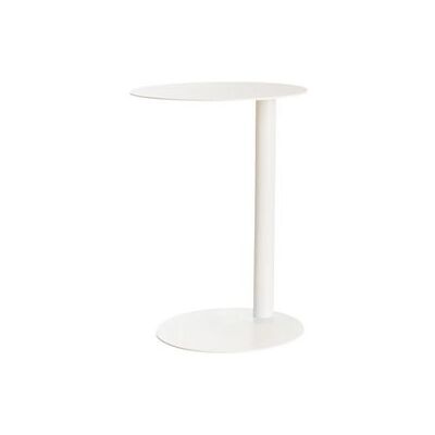 PAPERFLOW Witte Stalen Bijzettafel - 40x40x57 cm PAPERFLOW Witte Stalen Bijzettafel - 40x40x57 cm