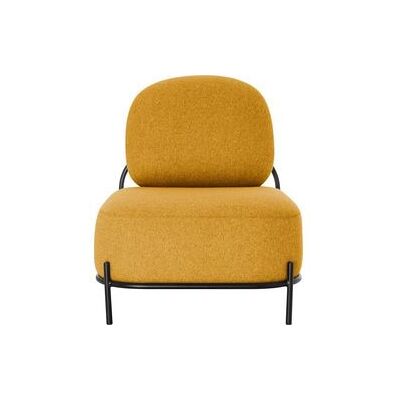 PAPERFLOW Fauteuil ADMIRAAL - Geel, Polyester, Metaal - 120kg Capaciteit PAPERFLOW Fauteuil ADMIRAAL - Geel, Polyester, Metaal - 120kg Capaciteit
