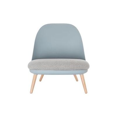 Paperflow Cocoon Stoel - Grijs, Houten Frame, Polypropyleen - Zitmeubel Paperflow Cocoon Stoel - Grijs, Houten Frame, Polypropyleen - Zitmeubel