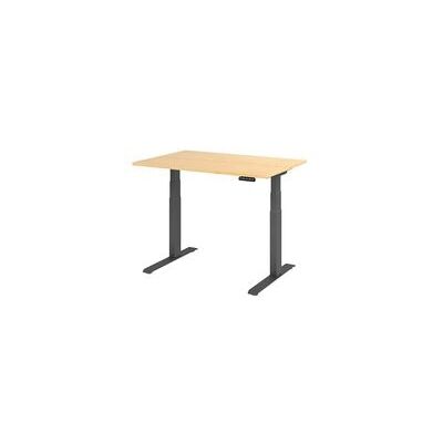 HAMMERBACHER Verstelbaar bureau - 120x80 cm, C-vorm poot HAMMERBACHER Verstelbaar bureau - 120x80 cm, C-vorm poot